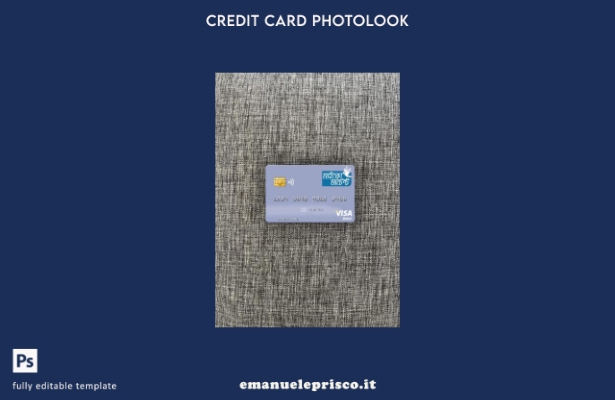 modello frontale photolook per carta di debito visto Vanuatu Asia Merchant Bank 